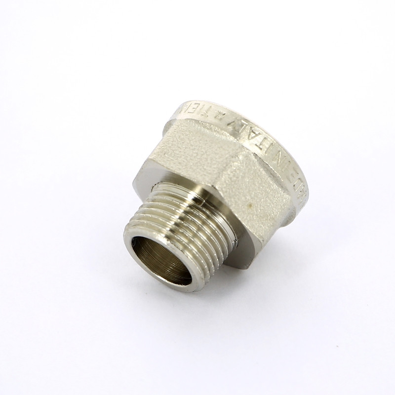 Переходник НВ никелированный TIEMME 3/8"x1/2"