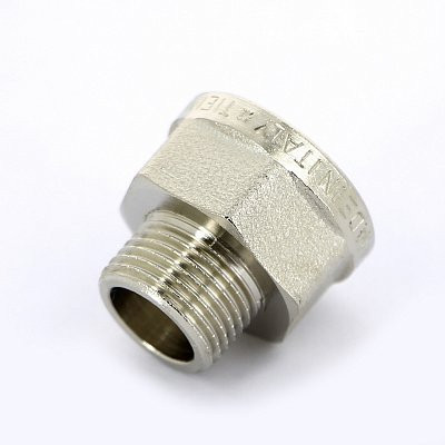 Переходник НВ никелированный TIEMME 3/8"x1/2"