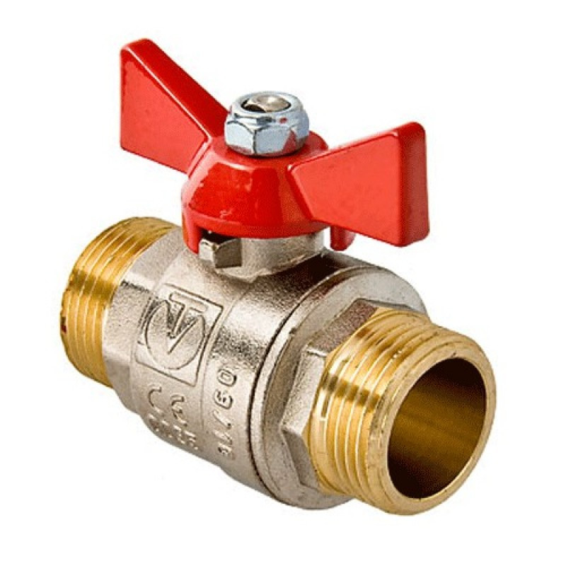 Кран шаровой Valtec BASE Ду 25 Ш-Ш "бабочка" (VT.219.N.06)