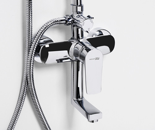 A16601 Душевой комплект со смесителем для ванны, 85/120 x 53,5 см, WasserKRAFT