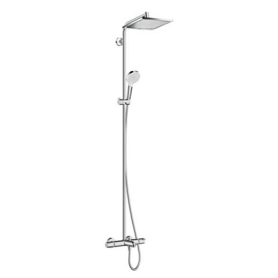 Душевая панель Showerpipe 240 1jet с термостатом для ванны, Crometta E, Hansgrohe