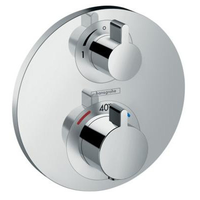 Термостат с запорным вентилем Hansgrohe Ecostat S, СМ, 1 потребитель