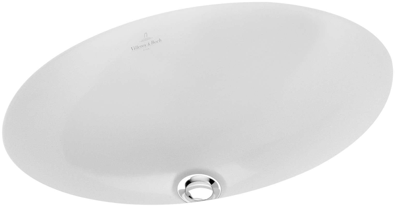 Встраиваемая раковина 560 x 375 mm Loop & Friends, альпийский белый, Villeroy-Boch