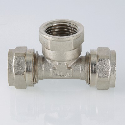 Тройник обжим с внутр. резьбой TF 20 х 3/4" VALTEC (VTm.332.N.200520)
