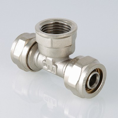 Тройник обжим с внутр. резьбой TF 20 х 3/4" VALTEC (VTm.332.N.200520)