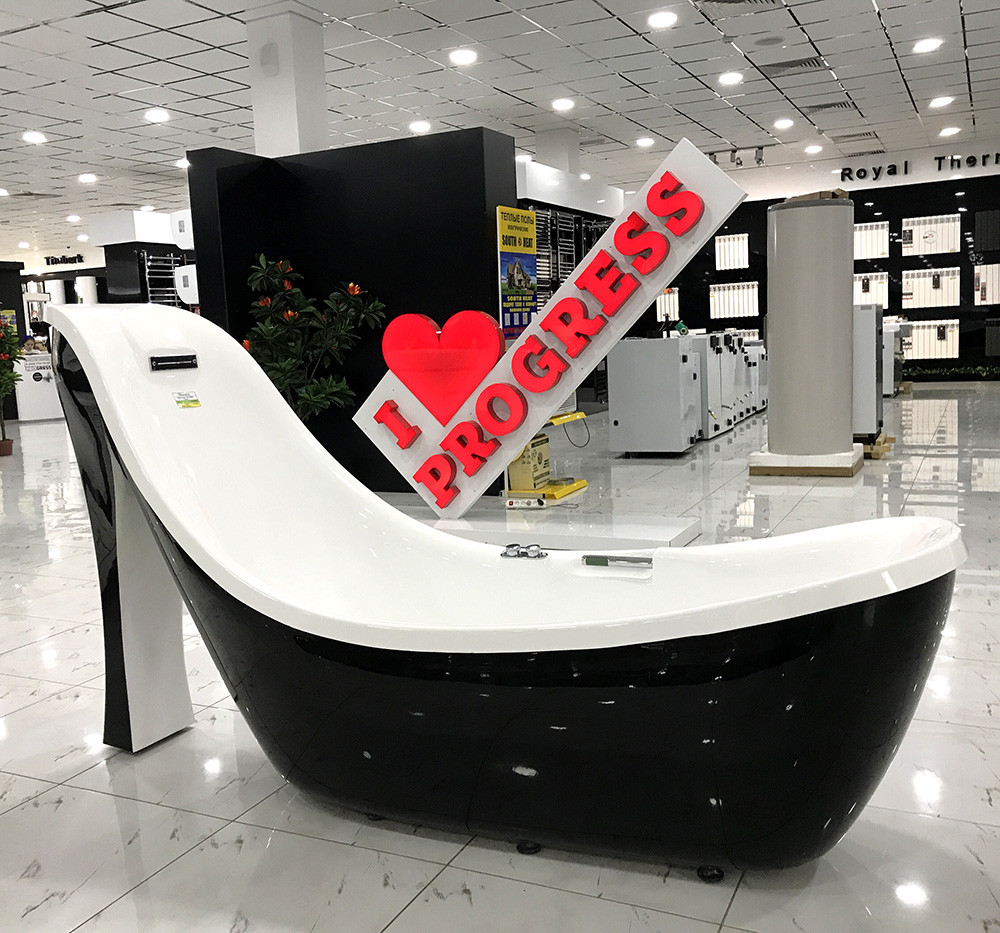 Акриловая отдельностоящая ванна GEMY G9030 D