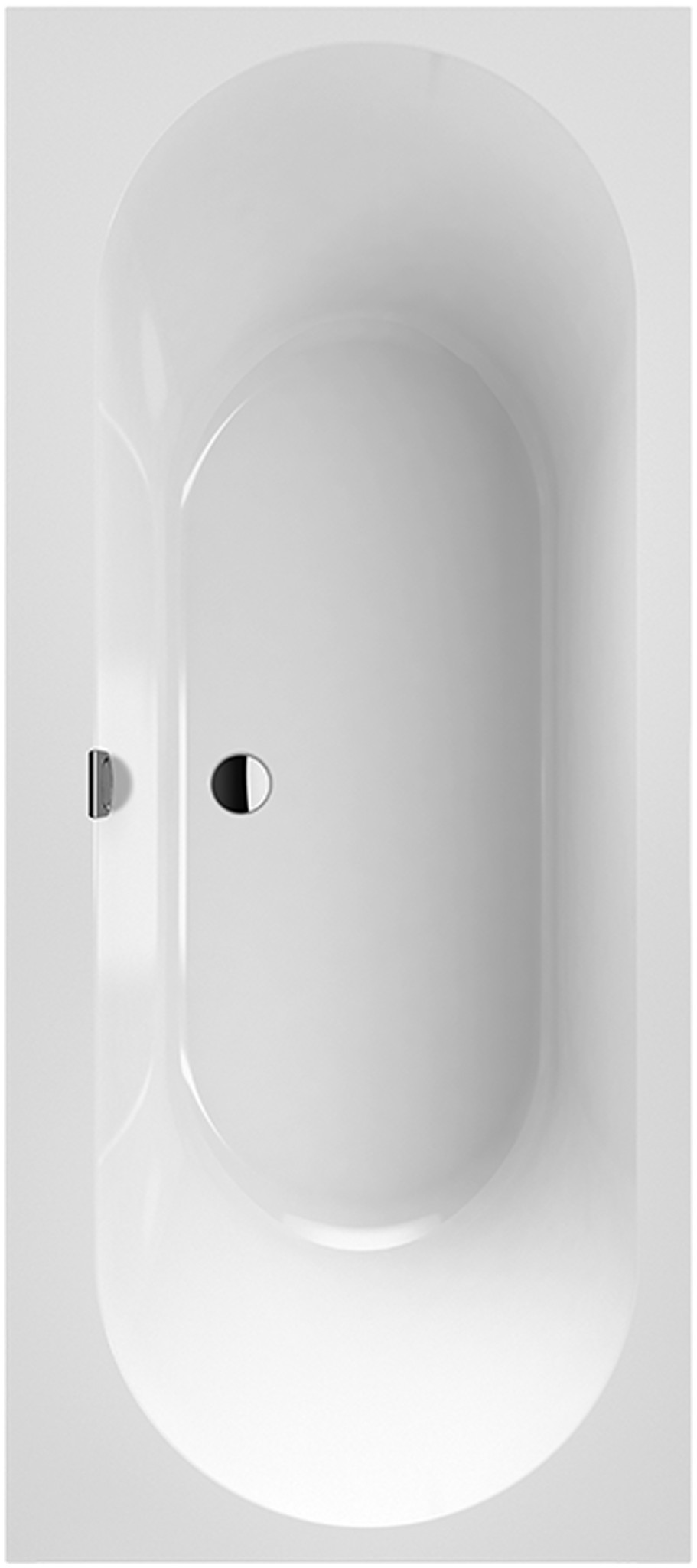 Ванна 170 x 75 Oberon 2.0 UBQ170OBR2DV, с ножками, Villeroy & Boch
