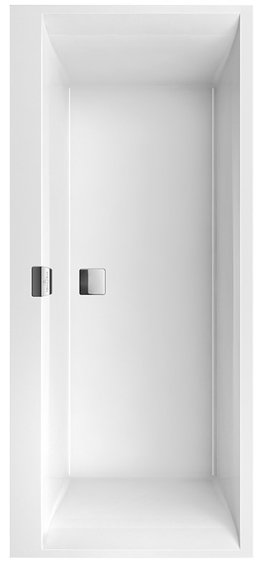Ванна прямоугольная 170x75см Villeroy&Boch Squaro Edge 12 Альпийский белый, UBQ170SQE2DV