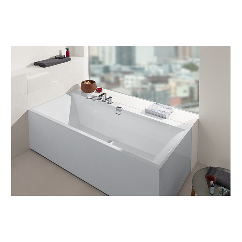 Ванна прямоугольная 170x75см Villeroy&Boch Squaro Edge 12 Альпийский белый, UBQ170SQE2DV