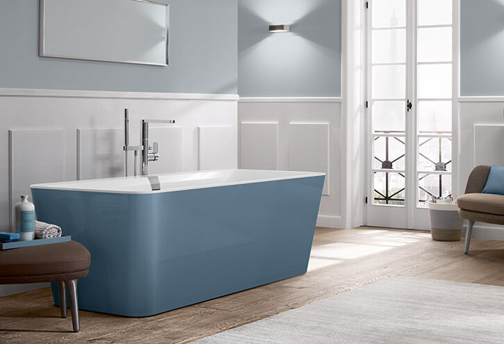 Ванна прямоугольная 170x75см Villeroy&Boch Squaro Edge 12 Альпийский белый, UBQ170SQE2DV