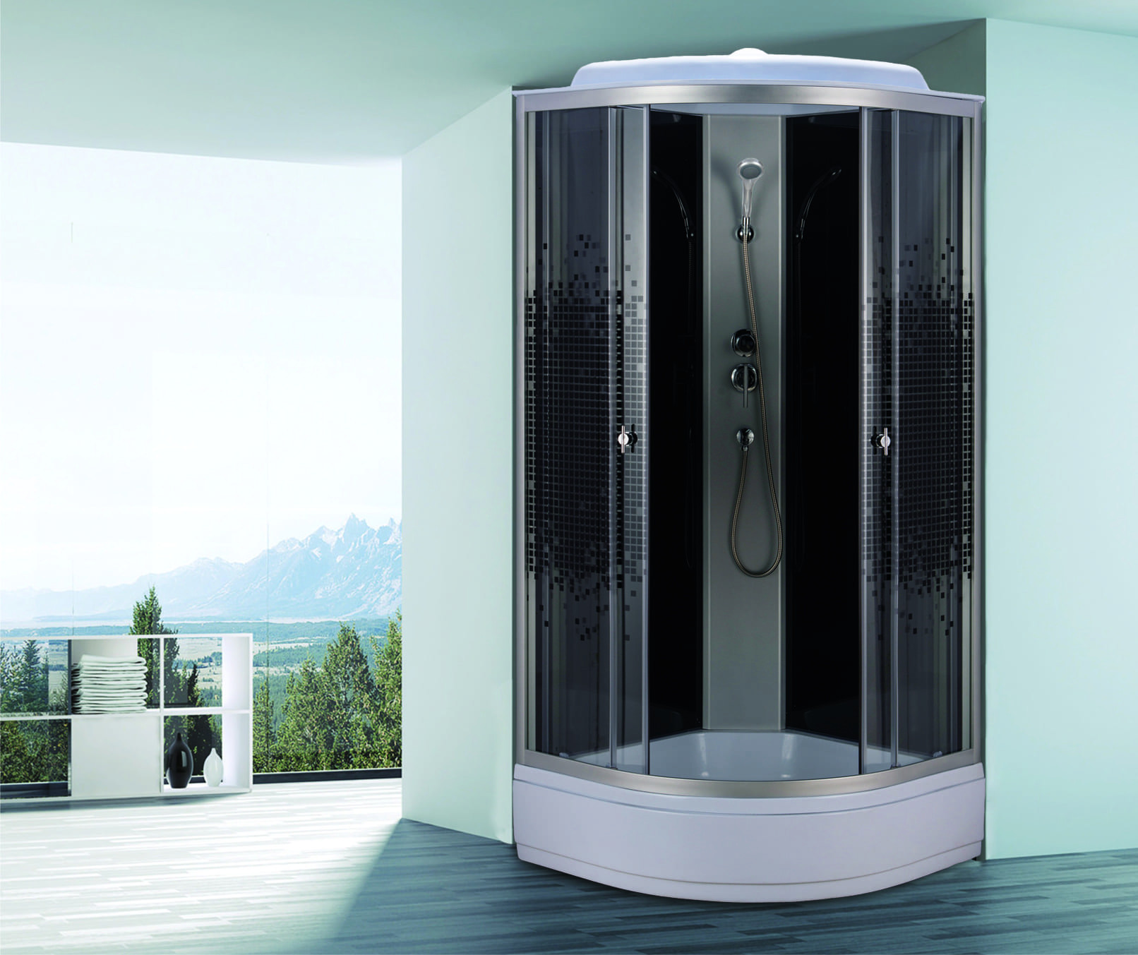 Душевая кабина 90x90х215см Niagara NG-3504