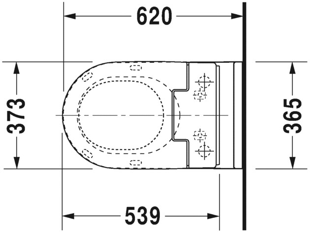 Starck 3 Унитаз подвесной для SensoWash®, Duravit