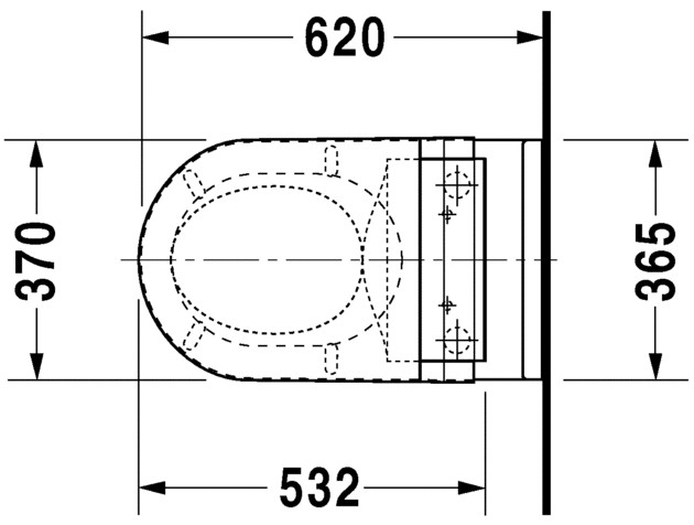 Starck 3 Унитаз подвесной для SensoWash®, Duravit