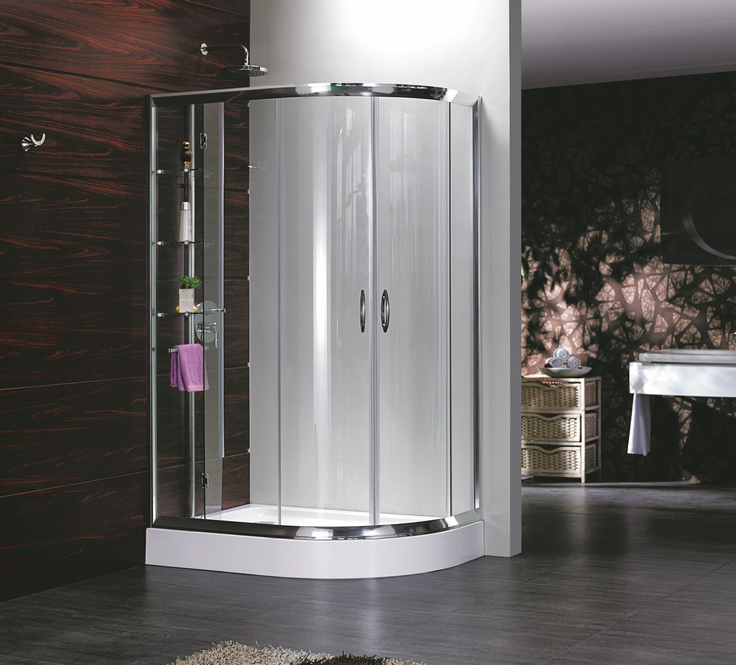 Душевой уголок 120x80x185см GR-9120 L, Grossman