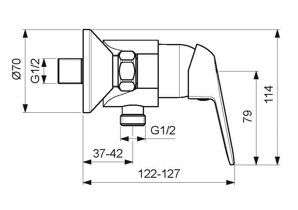 Смеситель для душа Fine, Vidima BA387AA