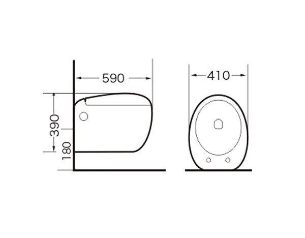 Унитаз 58х40х39см GR-4442, Grossman