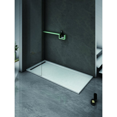 Поддон из искусственного мрамора 150х90х30см TRAY-AS-AH-150/90-30-W, Cezares