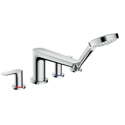 Talis E Смеситель на край ванны, на 4 отверстия, хром, Hansgrohe 71748000