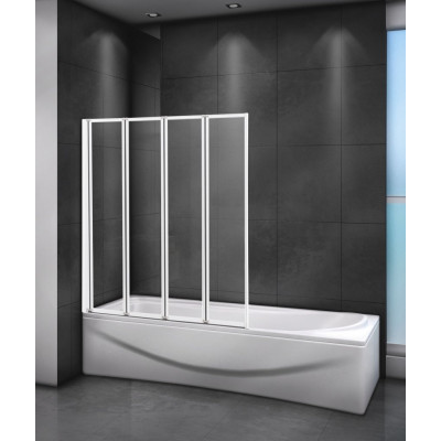 Шторка на ванну 90x140см RELAX-V-4-90/140-C-Bi, Cezares