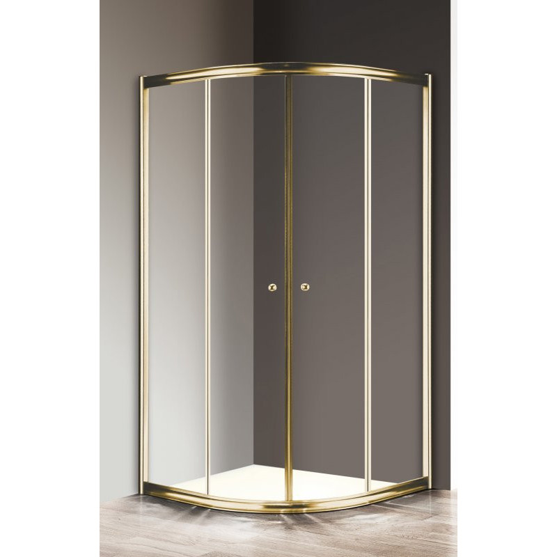 Душевой уголок 80х80x195см GIUBILEO-R-2-80-C-G, Cezares