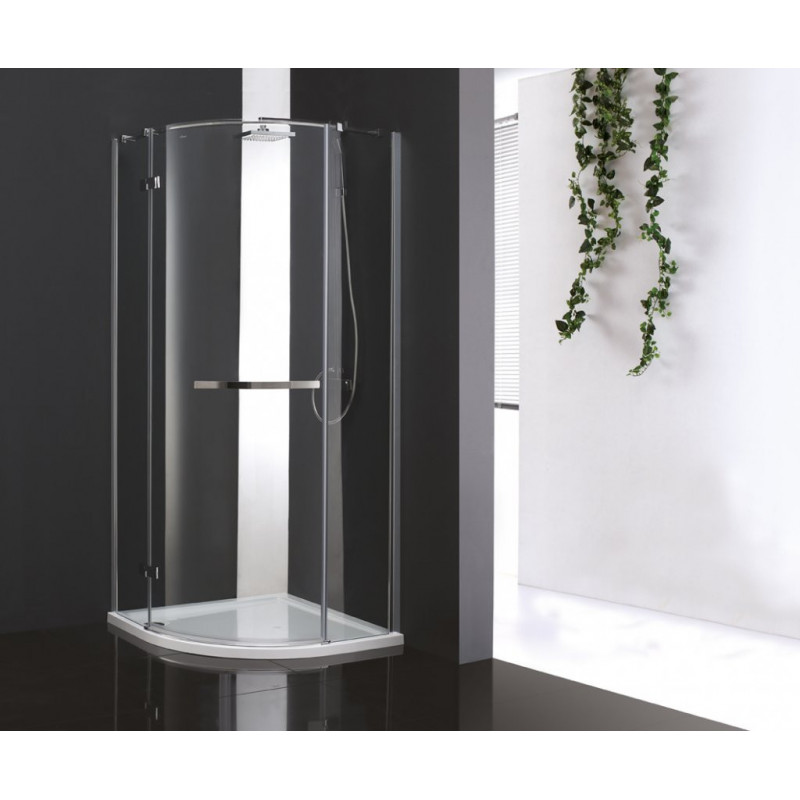 Душевой уголок 100х100x200см BERGAMO-W-R-1-100-ARCO-C-Cr-R-IV, Cezares