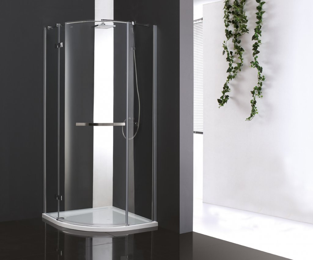 Душевой уголок 100х100x200см BERGAMO-W-R-1-100-ARCO-C-Cr-R-IV, Cezares