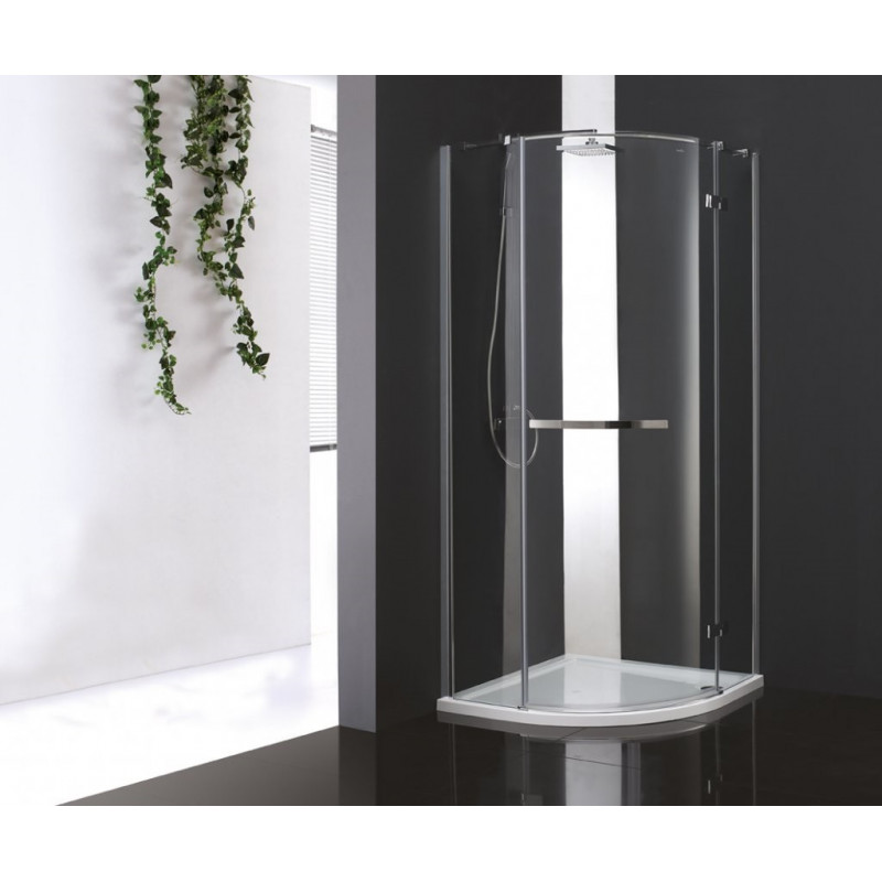 Душевой уголок 100х100x200см BERGAMO-W-R-1-100-ARCO-C-Cr-L-IV, Cezares