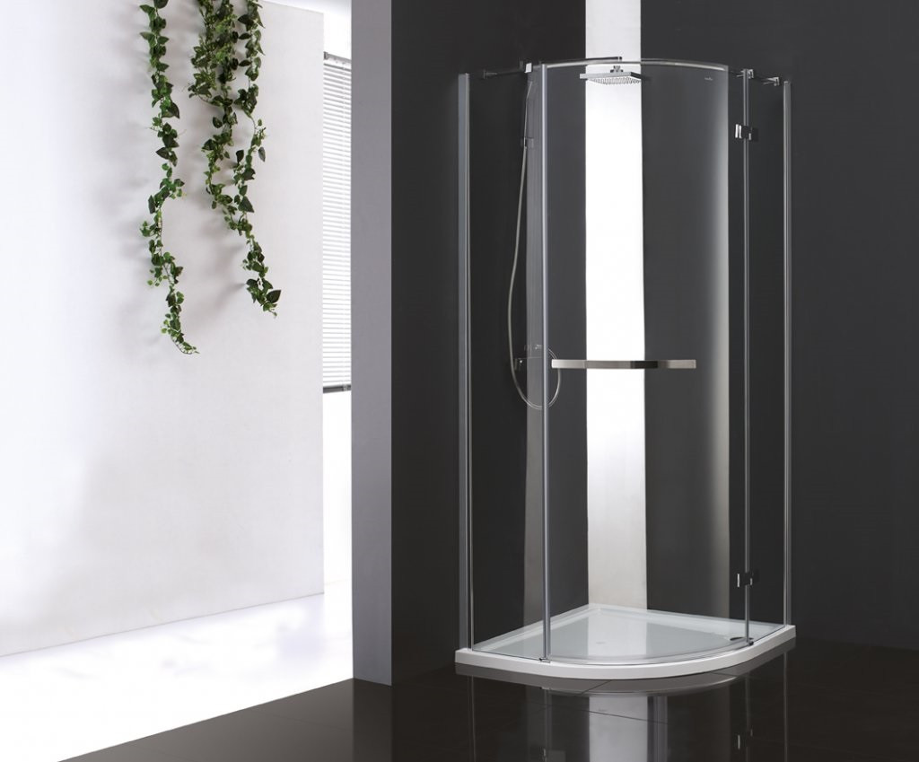 Душевой уголок 100х100x200см BERGAMO-W-R-1-100-ARCO-C-Cr-L-IV, Cezares