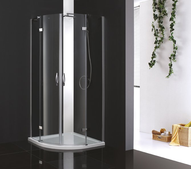 Душевой уголок 90х90x200см BERGAMO-W-R-2-90-ARCO-C-Cr-IV, Cezares