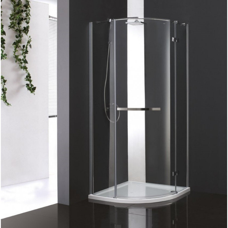 Душевой уголок 120х100x195см BERGAMO-W-RH-1-120/100-ARCO-C-Cr-L-IV, Cezares