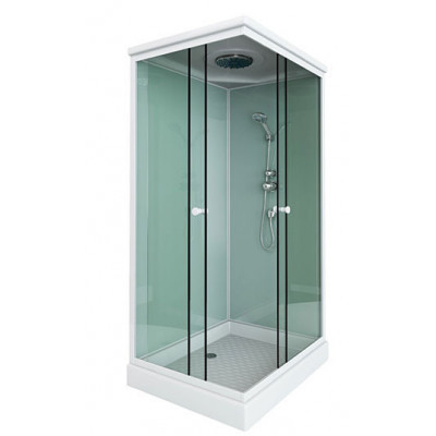Душевая кабина Style S-47 100x80x210 с низким поддоном с крышей