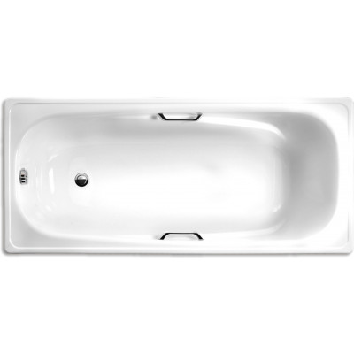 Ванна стальная Italica с ручками и ножками 170x75 White wave, Караганда