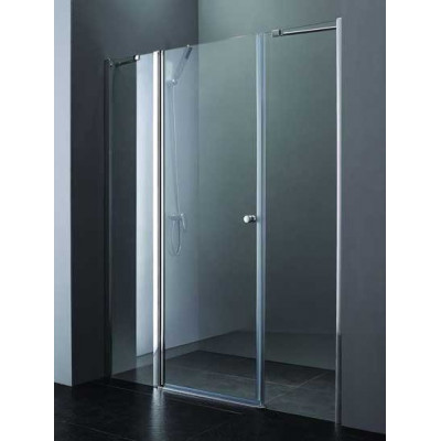 Душевая дверь 140х195мм, ELENA-W-B-13-40+60/40-P-Cr-L, Cezares