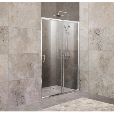 Душевая дверь 125х190мм, UNIQUE-BF-1-110/125-C-Cr, Belbagno