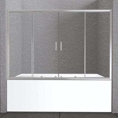 Душевая шторка 180х140мм, UNIQUE-VF-2-150/180-140-P-Cr, Belbagno