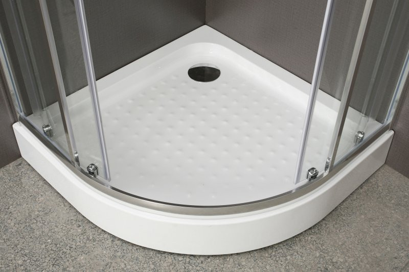 Душевой уголок 80х80х185мм, UNO-R-2-80-P-Cr, Belbagno