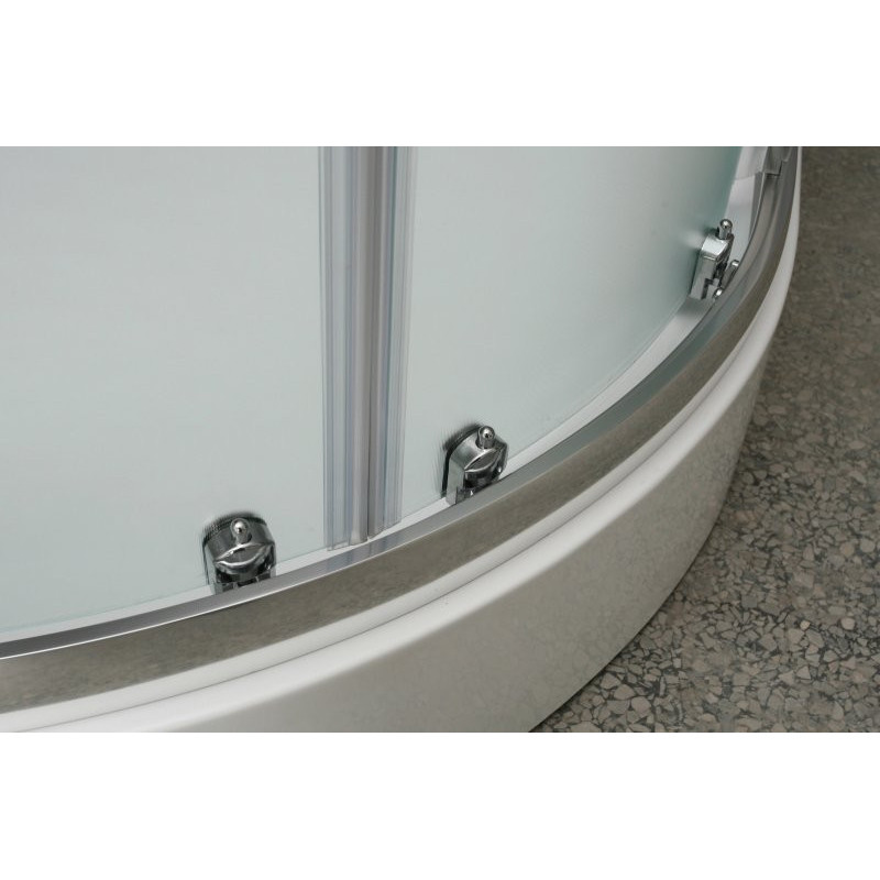 Душевой уголок 80х80х185мм, UNO-R-2-80-P-Cr, Belbagno