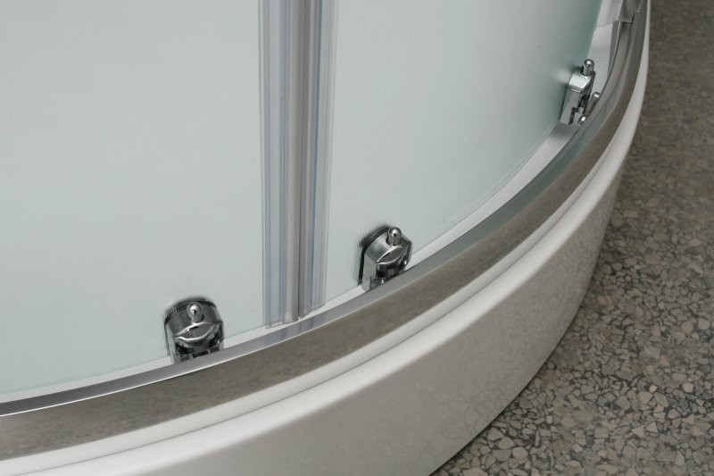 Душевой уголок 80х80х185мм, UNO-R-2-80-P-Cr, Belbagno