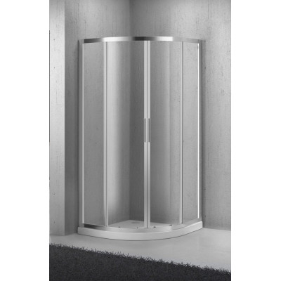 Душевой уголок 80х80х190мм, SELA-R-2-80-Ch-Cr, Belbagno
