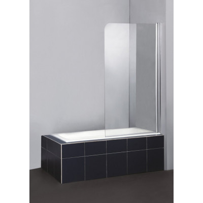 Шторка на ванну 80х140мм, SELA-V-1-80/140-Ch-Cr-R, Belbagno