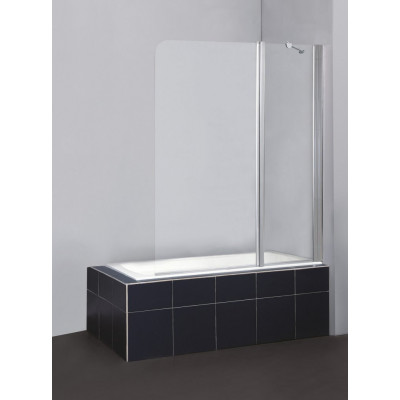 Шторка на ванну 120х140мм, SELA-V-11-120/140-Ch-Cr-R, Belbagno