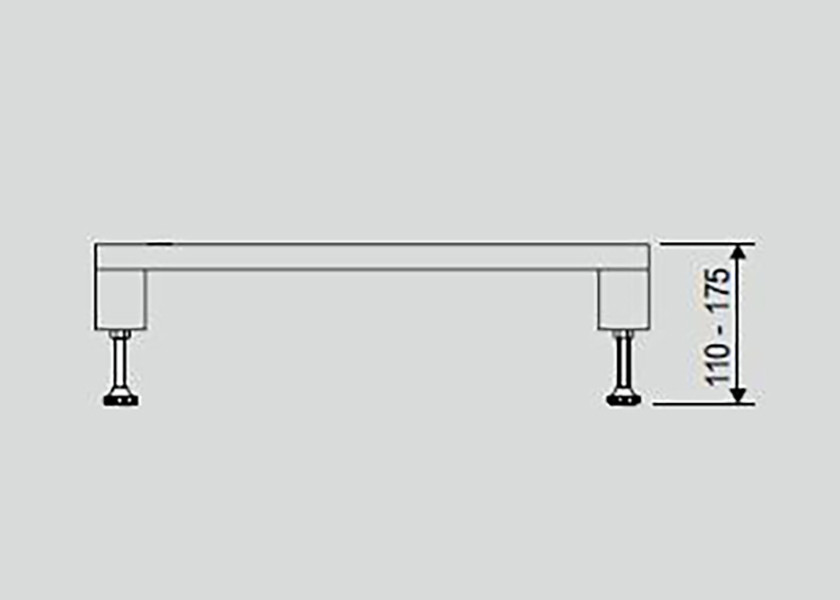 Комплект ножек для акриловой ванны, LEG-KIT-150, Cezares