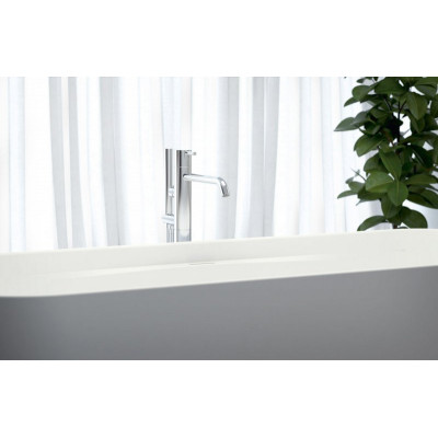 Ванна из литьевого мрамора 170х70х57см, TITAN-SQUARE-170-70-57, Cezares