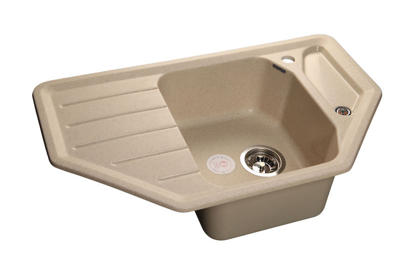 Мойка композитная GRANFEST Corner GF-C800E (790х490) Бежевый 328