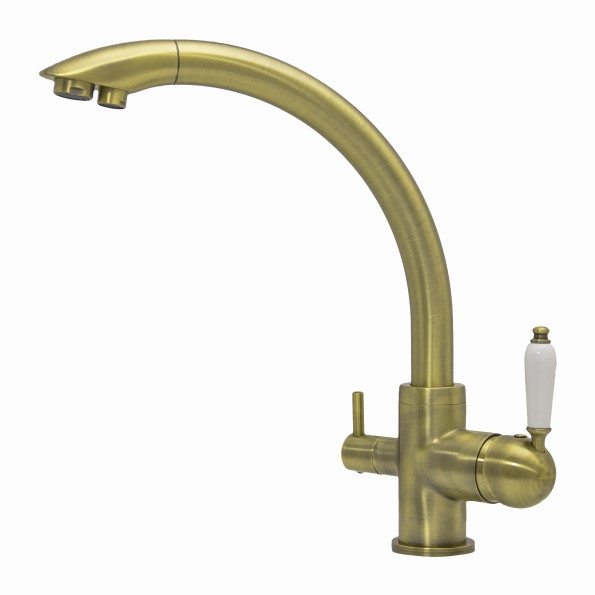 Смеситель Seaman Barcelone SSL-5382 Antique Gold, с подключением фильтра