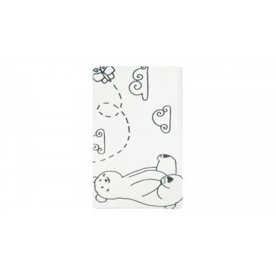 Коврик для ванной Fixsen Teddy Air  1-ый, FX-6001T, белый, 50х80см