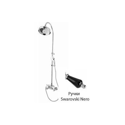 Душевая колонна со смесителем хром, DIAMOND-CD-01-Sw-N, Cezares
