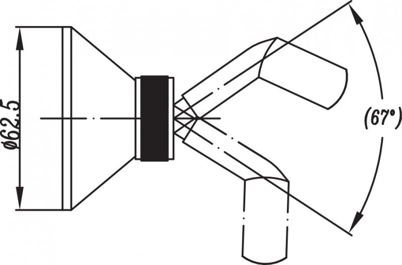 Держатель ручного душа бронза, CZR-SOC-02, Cezares