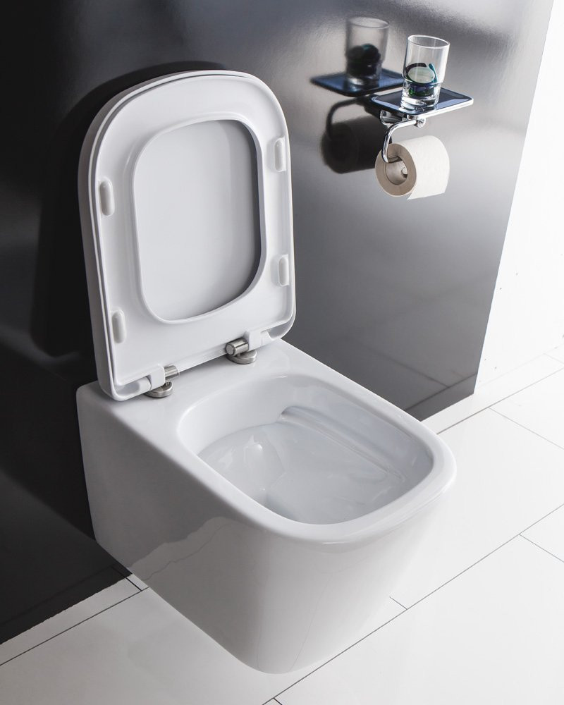 Сиденье, быстросъемное, дюропласт, soft close, металлическое крепление BelBagno Albano