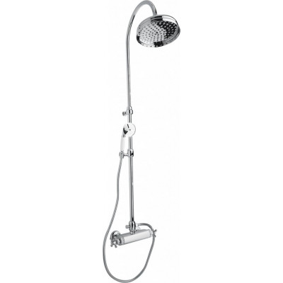 Душевая колонна с термостатическим смесителем хром, GOLF-CD-T-01, Cezares